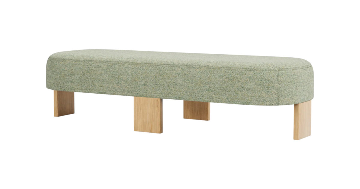 Stunning Edge Green Minimalist Ottoman image